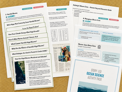 Your Perfectly Planned Ocean Activity: Spring Phytoplankton Bloom Ages 9-14