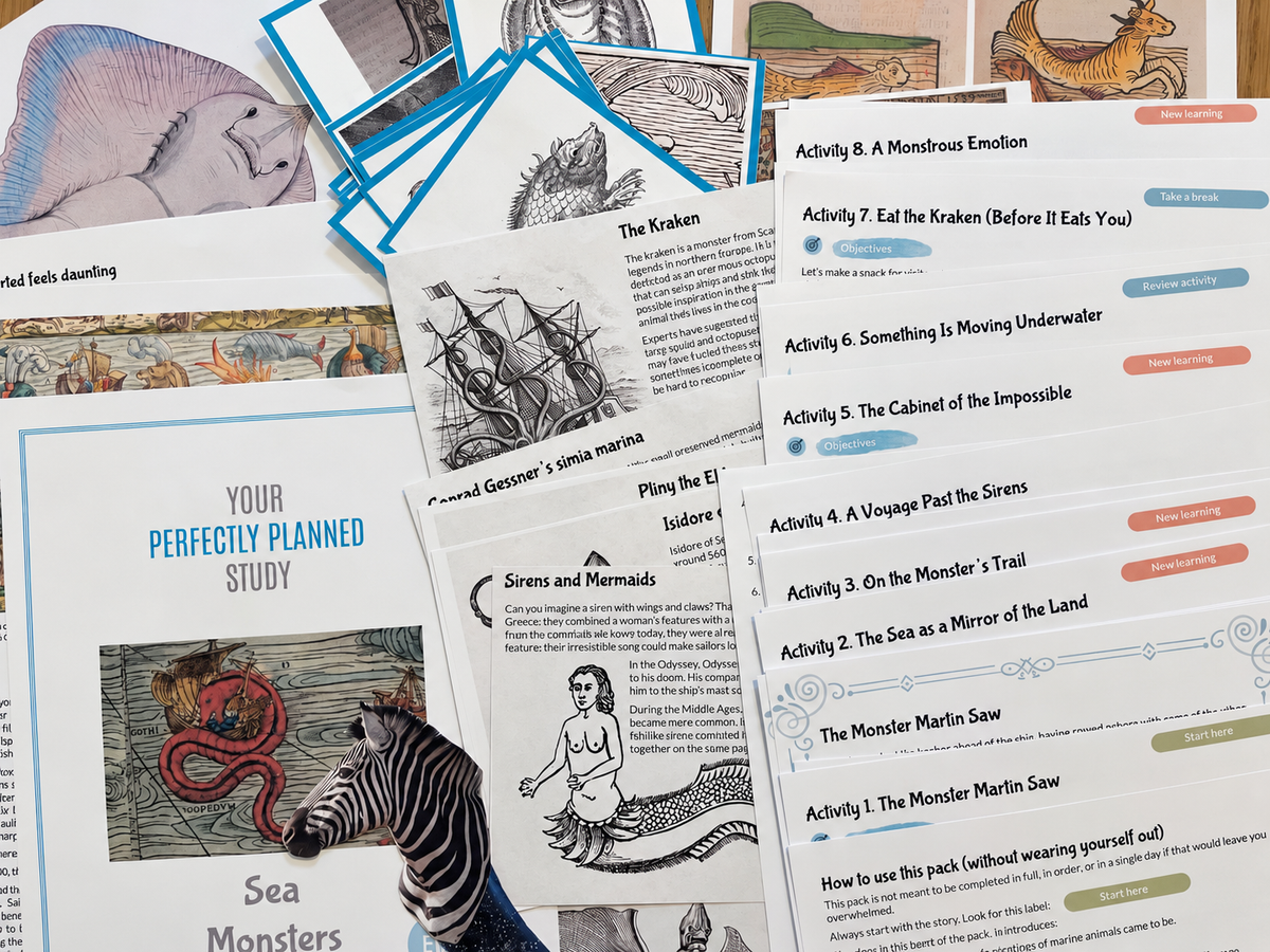 Your Perfectly Planned Ocean Activity: Sea Monsters Ages 6-16